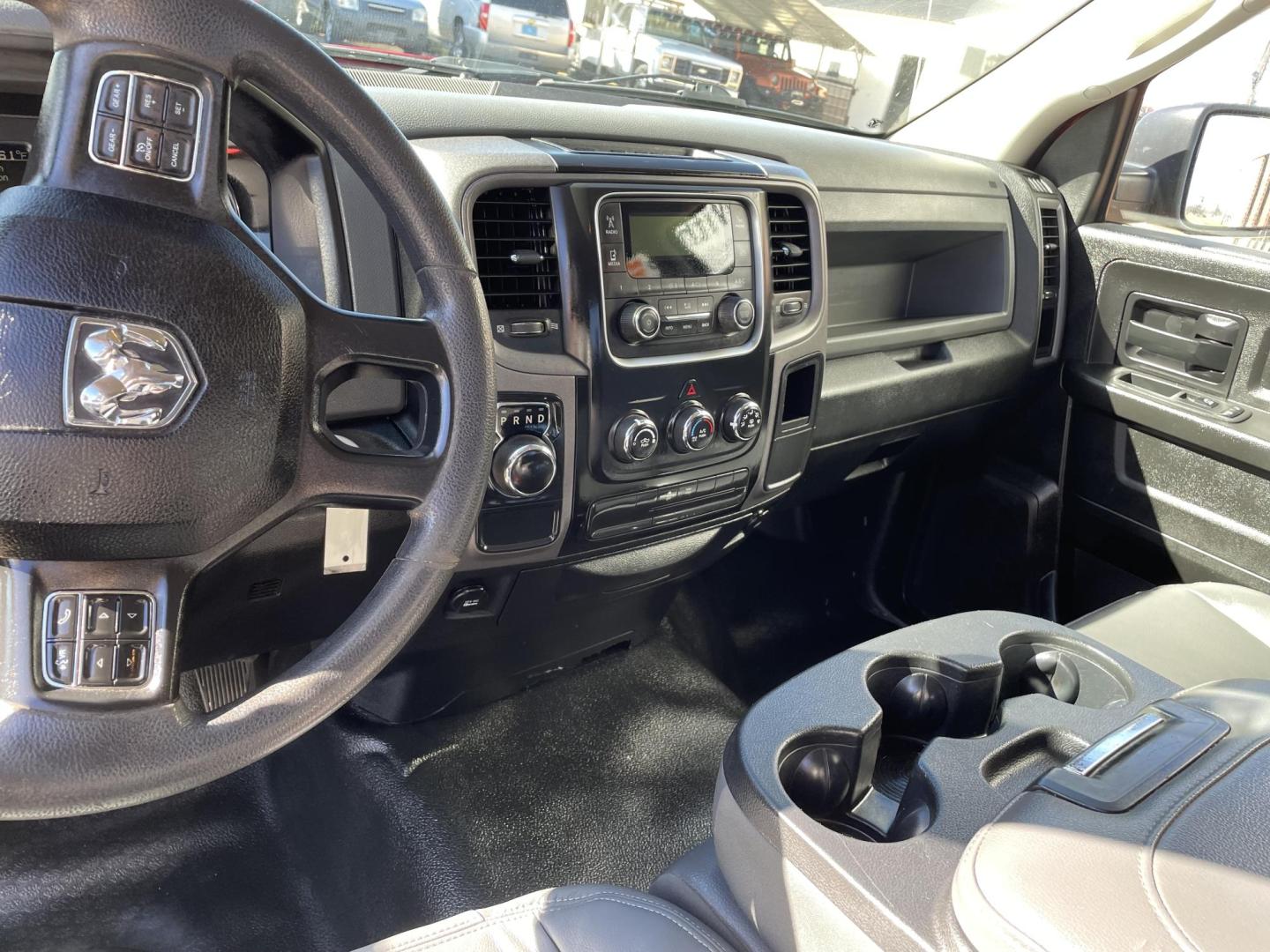 2018 Red /Gray RAM 1500 Tradesman Quad Cab 2WD (1C6RR6FG9JS) with an 3.6L V6 DOHC 24V FFV engine, 8A transmission, located at 204 Hwy. 16 East, Carthage, MS, 39051, (601) 267-7277, 0.000000, 0.000000 - Photo#5